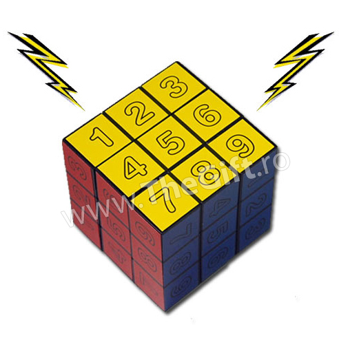 Cub Rubik cu socuri electrice